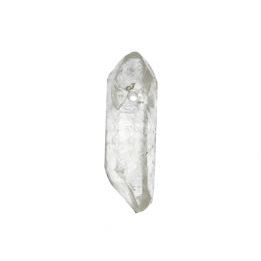 Cuarzo Cristal Colgante Bruto Punta  Agujero 4cm
